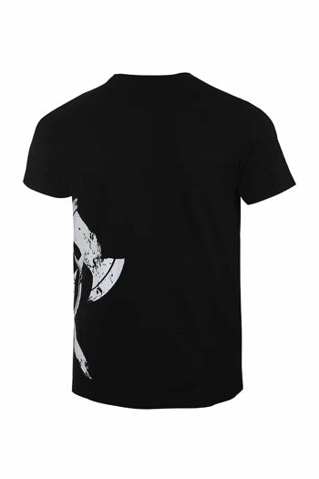 T-shirt croisé - Noir 3