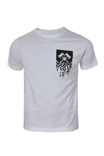 T-shirt à pois - Blanc 1