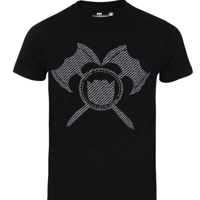 T-shirt peint - Noir