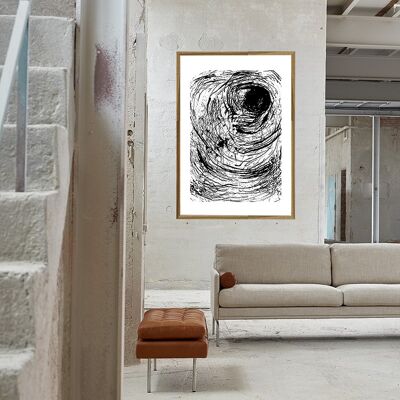 Ojo de la tormenta 30x40