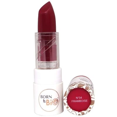 ROUGE A LEVRES BRILLANT N° 4 FRAMBOISE - Certifié Bio