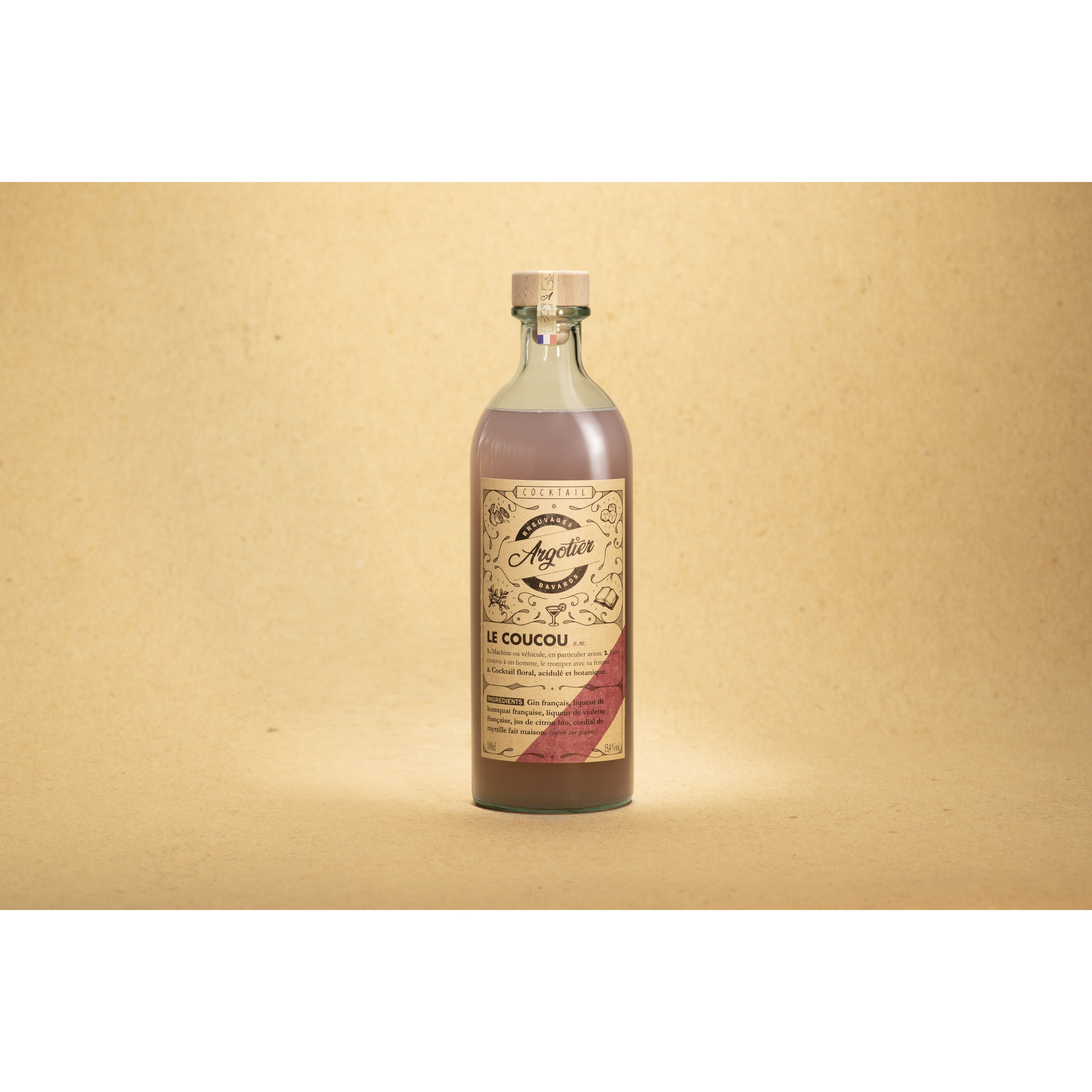 Cocktail artigianale pronto da bere (GIN) - LE COUCOU 1L