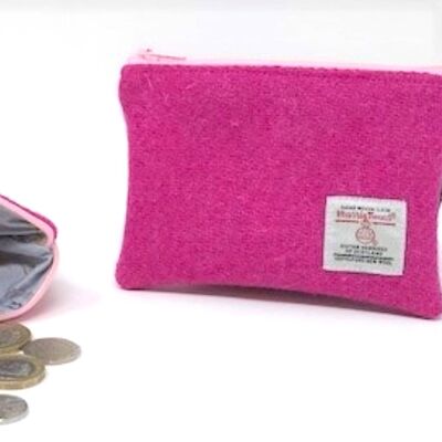 Geldbörse aus Harris Tweed – HT20 – Bubblegum Pink