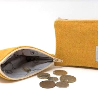 Harris Tweed Coin Purse - HT29 - Yellow