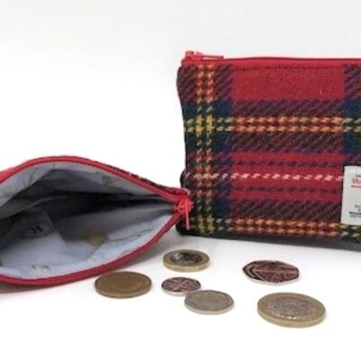 Portamonete Harris Tweed - HT47 - Tartan Royal Stewart