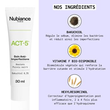 ACT-5 - Soin Intense Anti-Imperfections, 30ml 3