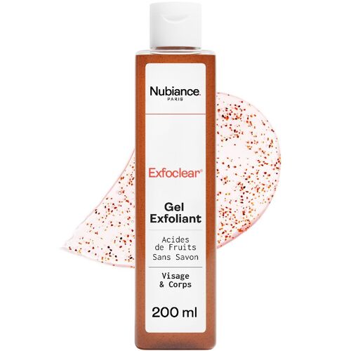 Exfoclear® - Gel Exfoliant Visage & Corps aux Acides De Fruits 200ml