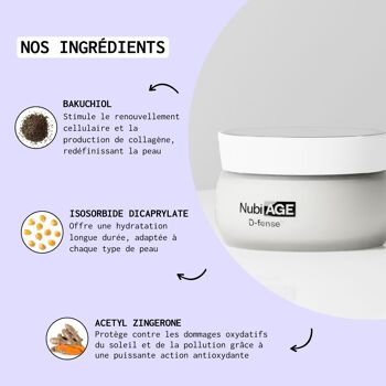 NubiAGE D-fense™ - Crème Anti-Age Détoxydante, Jeunesse Fondamentale, 50 ml 3