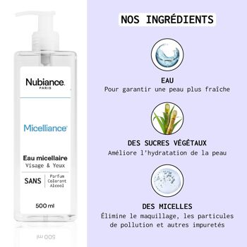 Micelliance 0% - Eau Micellaire Haute Tolérance 500ml 3