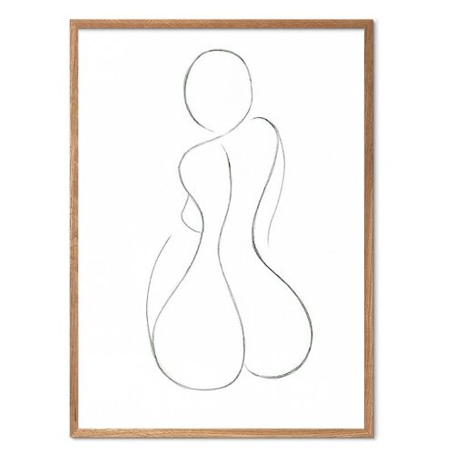 Hourglass Silhouette 70 x 100