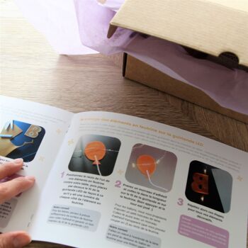 Kit DIY créatif : la guirlande lumineuse à personnaliser pour bébé, un cadeau de naissance original (coloris au choix) 7