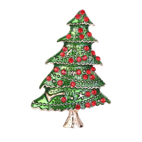 Christmas Brooch "X-mas Tree"