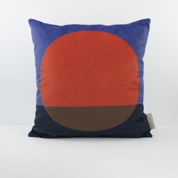 Housse de coussin Sunset Velours Rouge 40x40cm 3