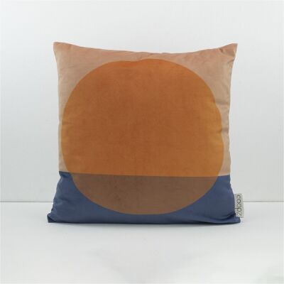 Cushion cover Sunset Velvet Orange 50x50cm