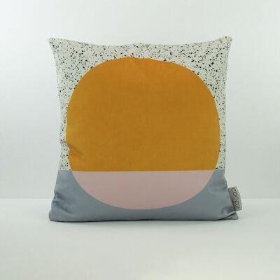 Cushion cover Sunset Velvet Egg yolk 50x50cm