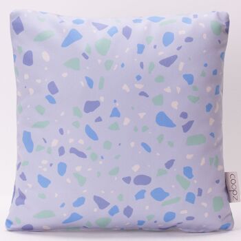 Coussin Terrazzo Lilas 40x40cm 1