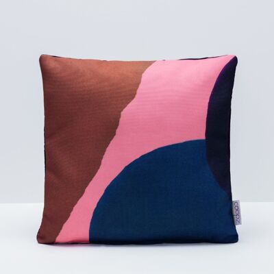 Cushion Graphic shades Petrol 40x40cm