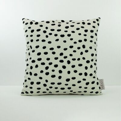 Cushion cover Cheetah Dots Velvet Offwhite 50x50cm