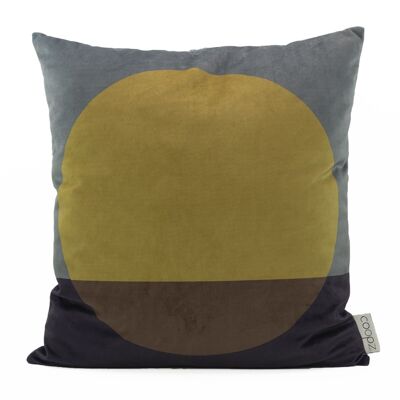 Housse de coussin Sunset Velours anthracite 50x50cm