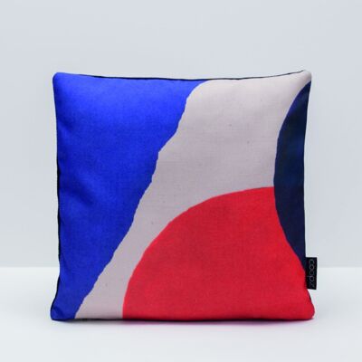 Coussin Graphic Shades Rouge 40x40cm