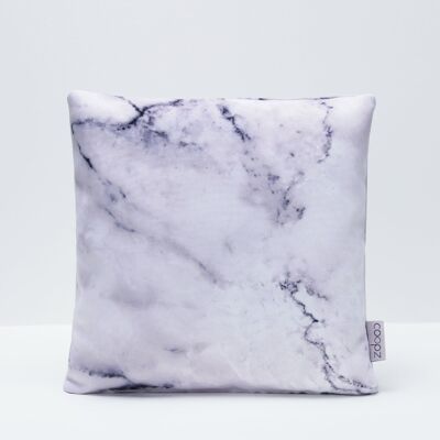 Kissen Marble White 40x40cm