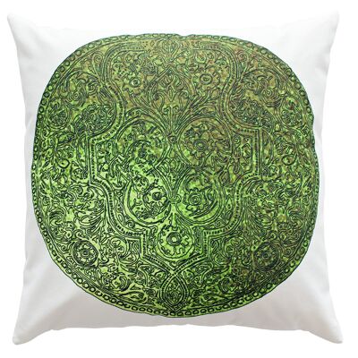 Green Cushion Cover "Coin"