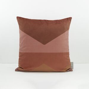 Housse de Coussin Lettre Velours Vieux Rose Vieux Rose 50x50cm