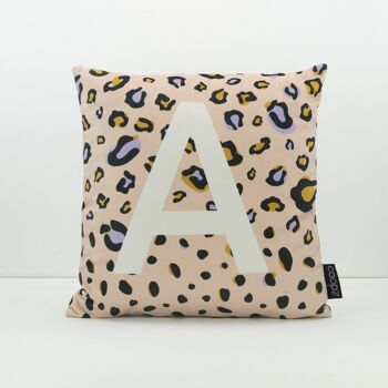 Housse de coussin ABC nude B 50x50cm 2