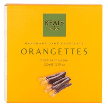 Orangettes enrobées de chocolat noir Keats 1