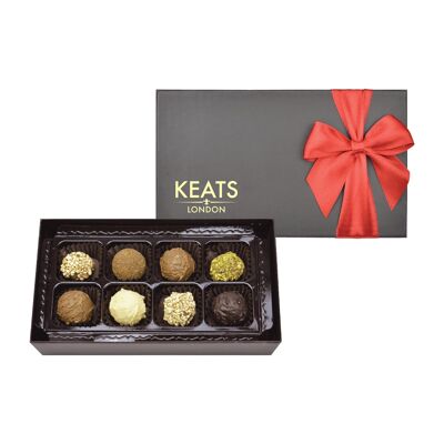 Keats Truffle Selection-8pcs Red Bow