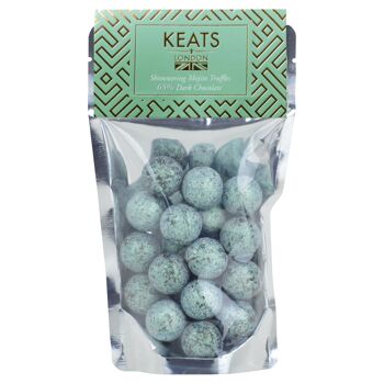 Truffes-Mojito scintillantes au chocolat noir Keats 1