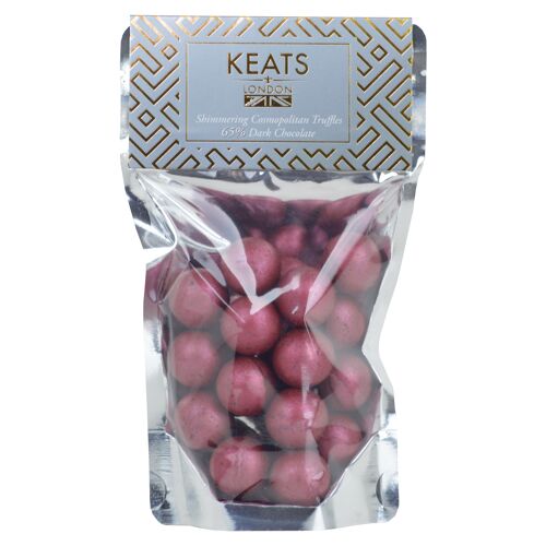 Keats Dark Chocolate Shimmering Truffles-Cosmopolitan