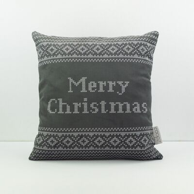 Christmas cushion Merry Christmas DG Dark green 50x50cm