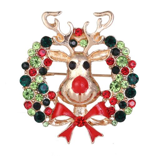 Christmas Brooch "Rudolph"