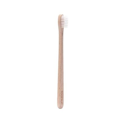 cepillo de dientes de madera natural
