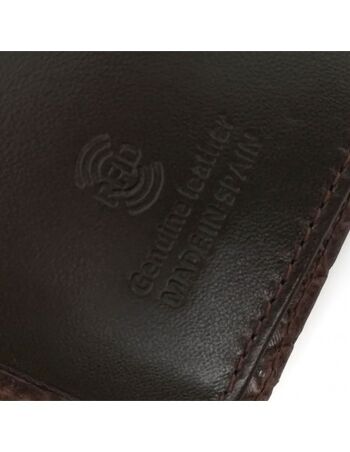 Grand porte-monnaie pour femme, RFID, portefeuille pour femme, fabriqué en Espagne, cuir, 31418 marron 8