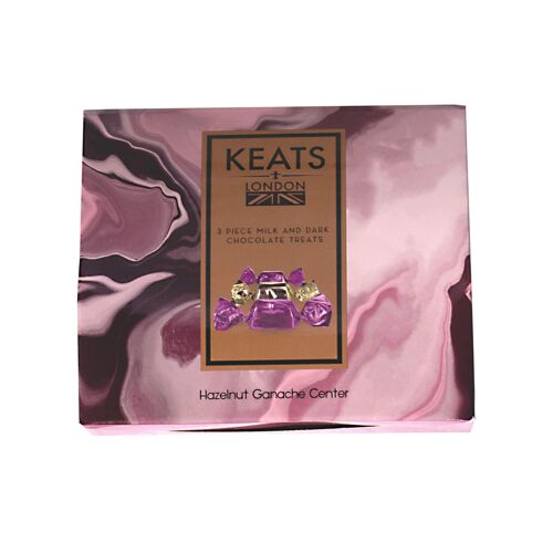 Keats 3pc Milk and Dark Chocolate Hazelnut Twists-Mini Box