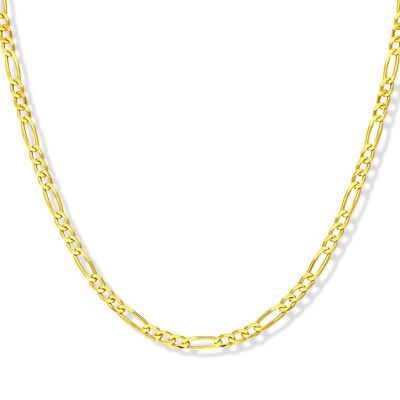 SOLID GOLD FIGARO NECKLACE - 51cm / 5mm Thickness
