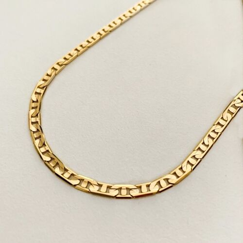 SOLID GOLD MARINER CHAIN - 51cm / 3.5mm Thickness