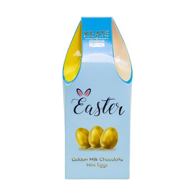 Keats Golden Milk Chocolate Mini Eggs with Hazelnut Ganache