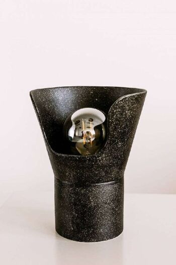 Lampe moderne en céramique noire 4