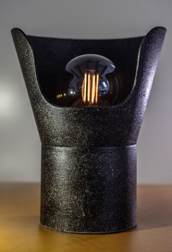 Lampe moderne en céramique noire 5