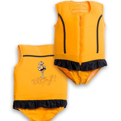 Girl's floating swimsuit: Sporty yellow