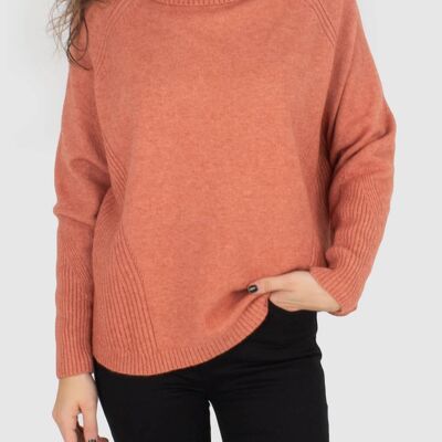 Pullover mit weitem Rollkragen__