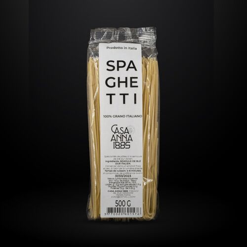 Spaghetti 100% blé italien  500gr.