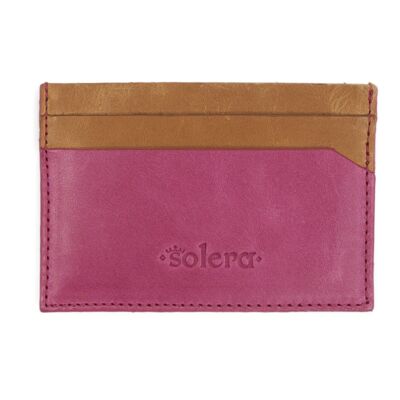 Multicolored Pink Horizontal Card Holder