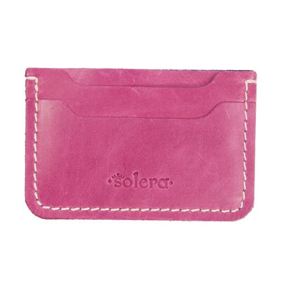Horizontal Card Holder Colored Pink