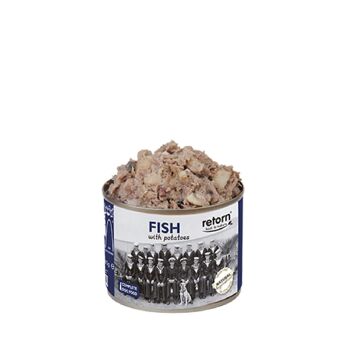 Nourriture humide pour chiens RETORN Fish and Chips 1