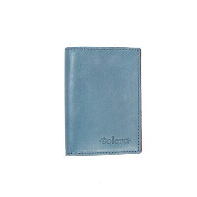 Vertical Wallet Colored Blue