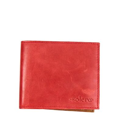 Horizontal Wallet Colored Red